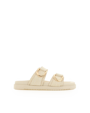 Billini Areli Slide Cream Raffia