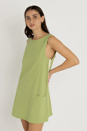 Rhythm Hanalei Mini Dress Green