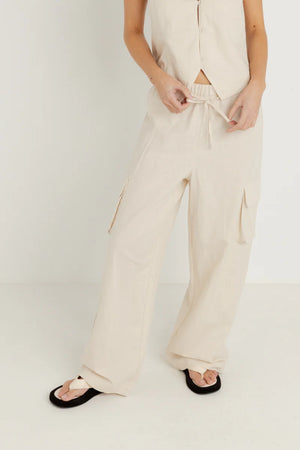 Rhythm Cove Cargo Pant Oat