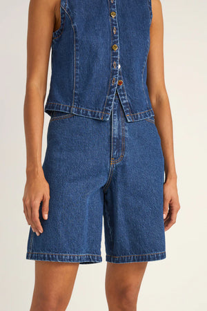 Rhythm Gia Denim Jorts Indigo