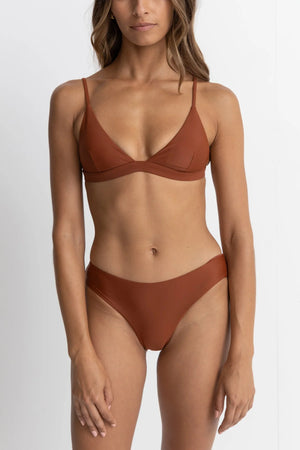 Rhythm Classic Bralette Top Rust