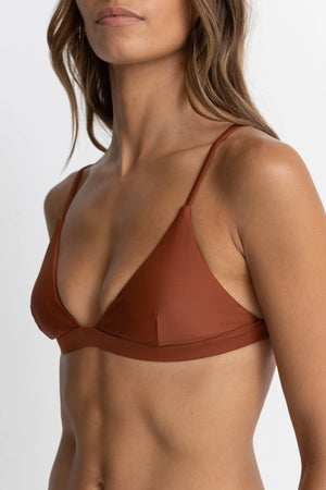 Rhythm Classic Bralette Top Rust