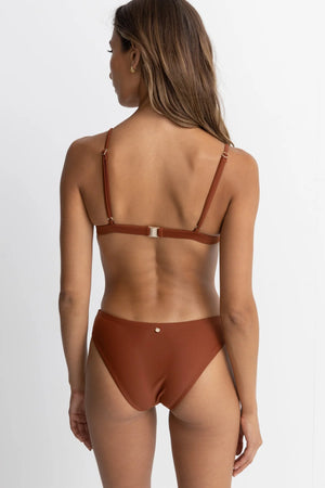 Rhythm Classic Bralette Top Rust