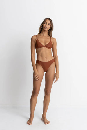 Rhythm Classic Bralette Top Rust