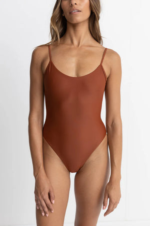 Rhythm Classic Minimal One Piece Rust