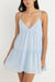 Rhythm Classic Tiered Mini Dress Blue