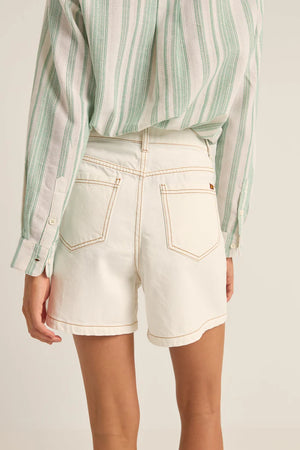 Rhythm Escape Denim Short Cream