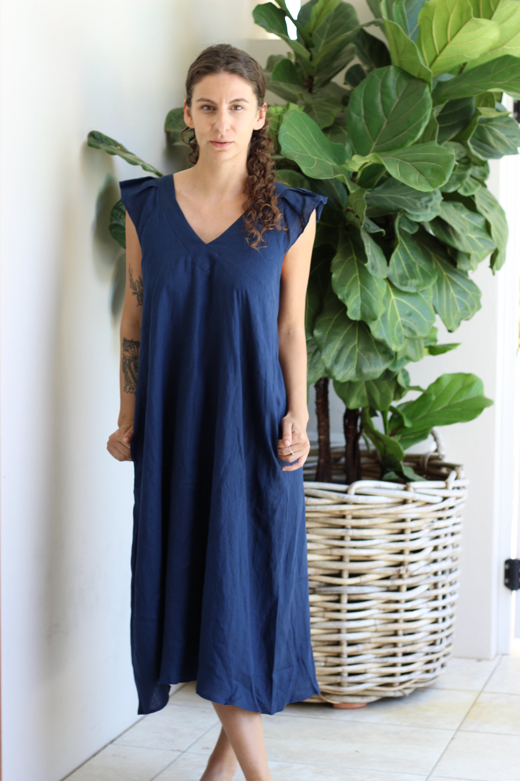 Eb & Ive Nala Maxi Dress Ink