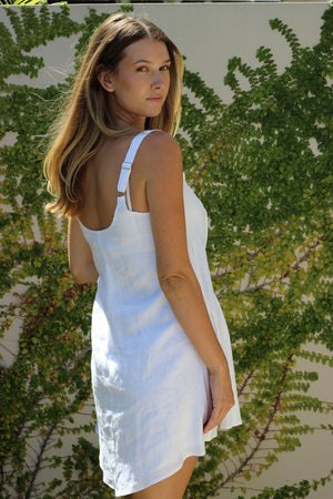 Eb & Ive Indica Tank Mini Dress Salt