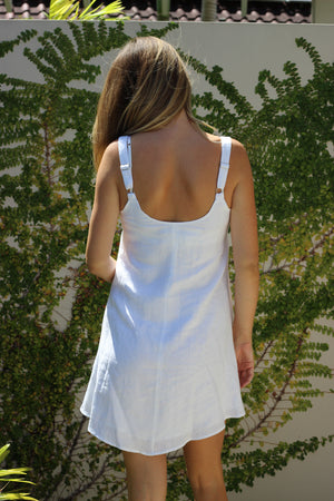 Eb & Ive Indica Tank Mini Dress Salt