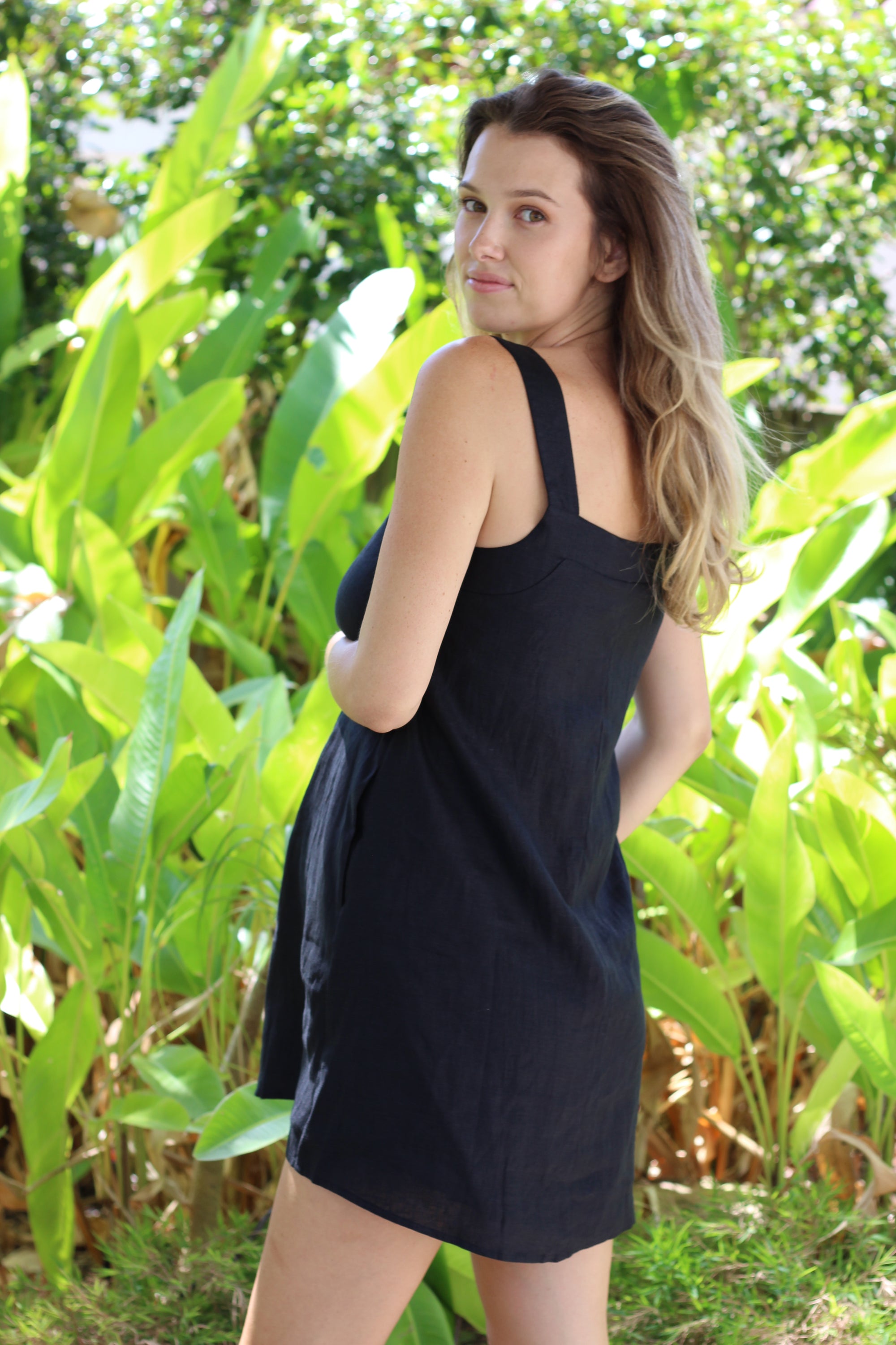 Haven Noosa Tank Dress Ebony