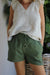 Haven Noosa Relaxed Shorts Dark Fern