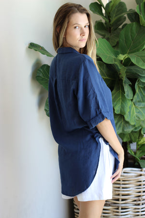 Mia Miss M Shirt/Dress Navy