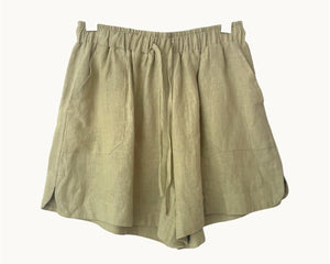 Little Lies Bronte Linen Short Sage