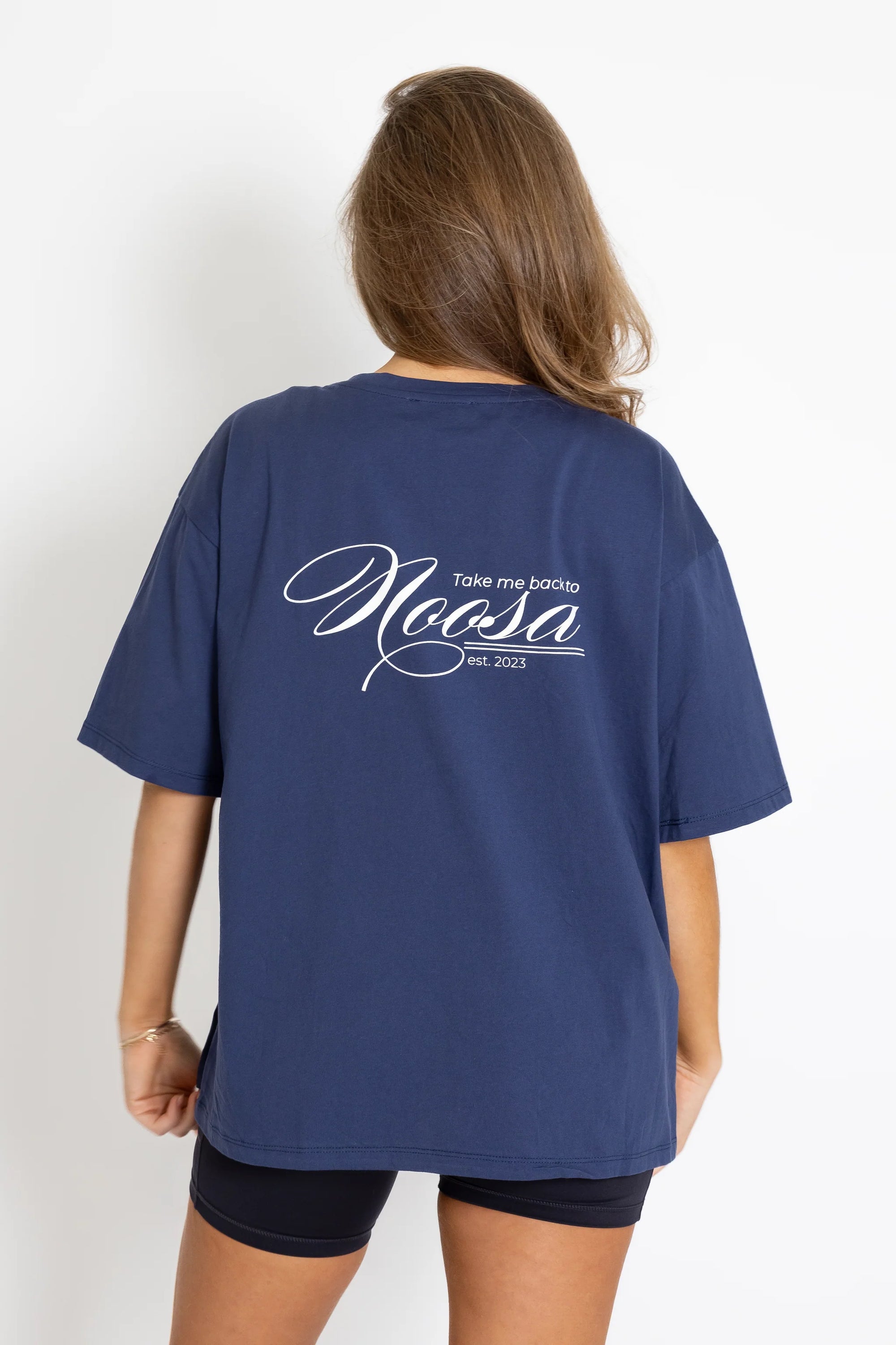 Noosa Active Oversized Tee Navy