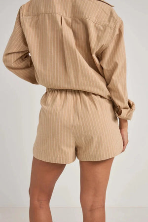 Rhythm Byron Striped Short Natural