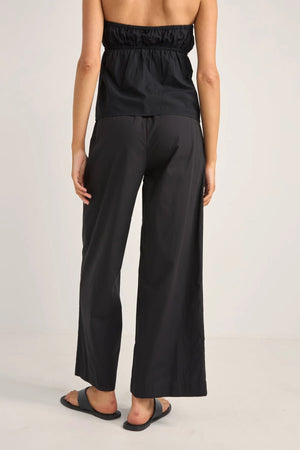 Rhythm Posie Gathered Pants Black
