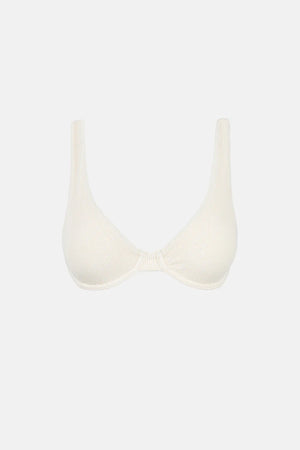 Rhythm Essential Rib Underwire Top Crème