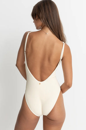 Rhythm Essential Rib Minimal One Piece Crème