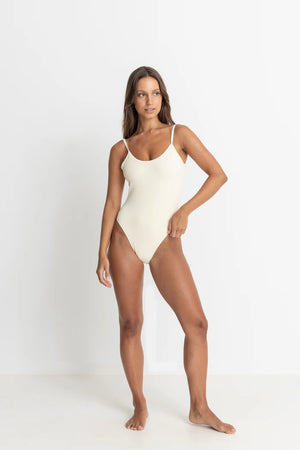 Rhythm Essential Rib Minimal One Piece Crème