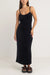 Rhythm Sofia Boucle Midi Dress Black