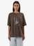 Thrills Lilium Hemp Box Tee Tarmac