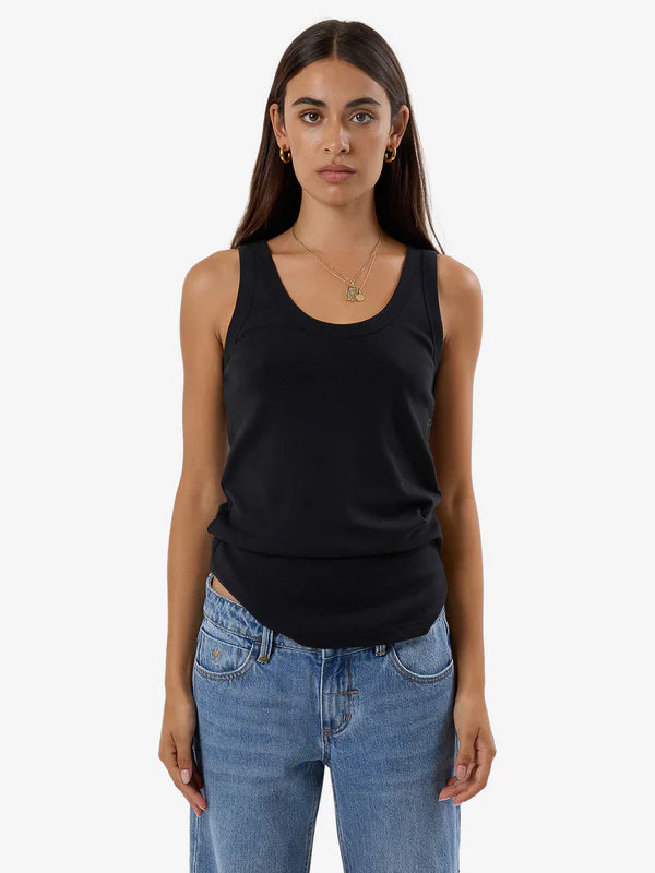 Thrills Fundamental U Tank Washed Black