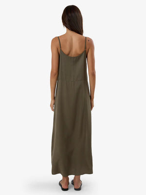 Thrills Breezy Slip Dress Tarmac