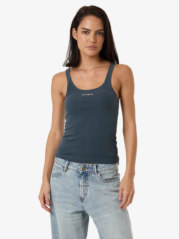 Thrills Minimal Thrills Scoop Tank Dark Slate