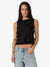 Thrills Ember Tie Top Black