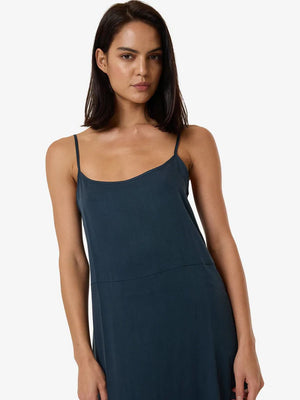 Thrills Breezy Slip Dress Dark Slate