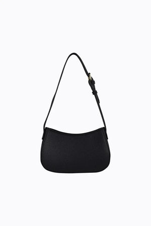 Peta + Jain Mood Shoulder Bag Black Pebble/Gold