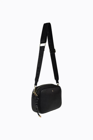 Peta + Jain Vivi Xbody W/ PJ Webbing Strap Black Pebble/Gold