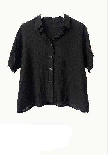 Little Lies Bronte Shirt Black