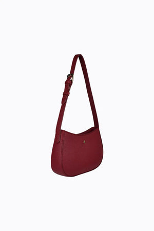 Peta + Jain Mood Shoulder Bag Cherry Pebble/Gold