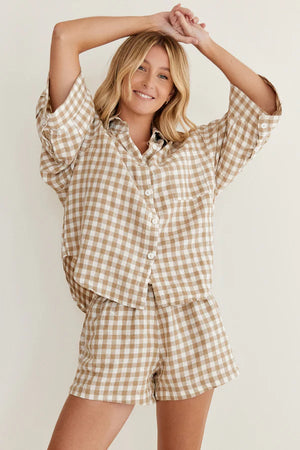 Hello Trader Lounge Set Gingham