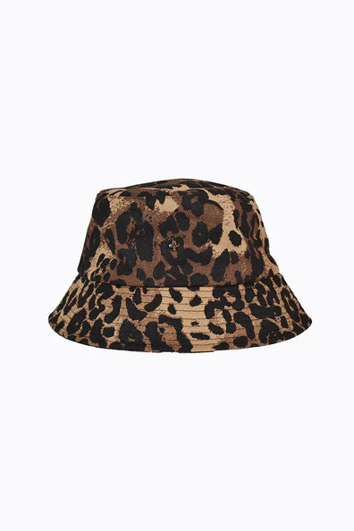 Peta + Jain Canvas Bucket Hat Leopard