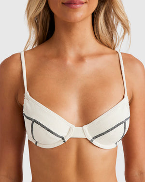 Billabong Sunkissed Diver Bra Salt Crystal