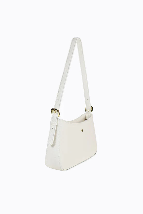 Peta + Jain Lilu Shoulder Bag White Pebble/Gold