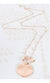 Adorne Long Fine Cluster Pendant Necklace