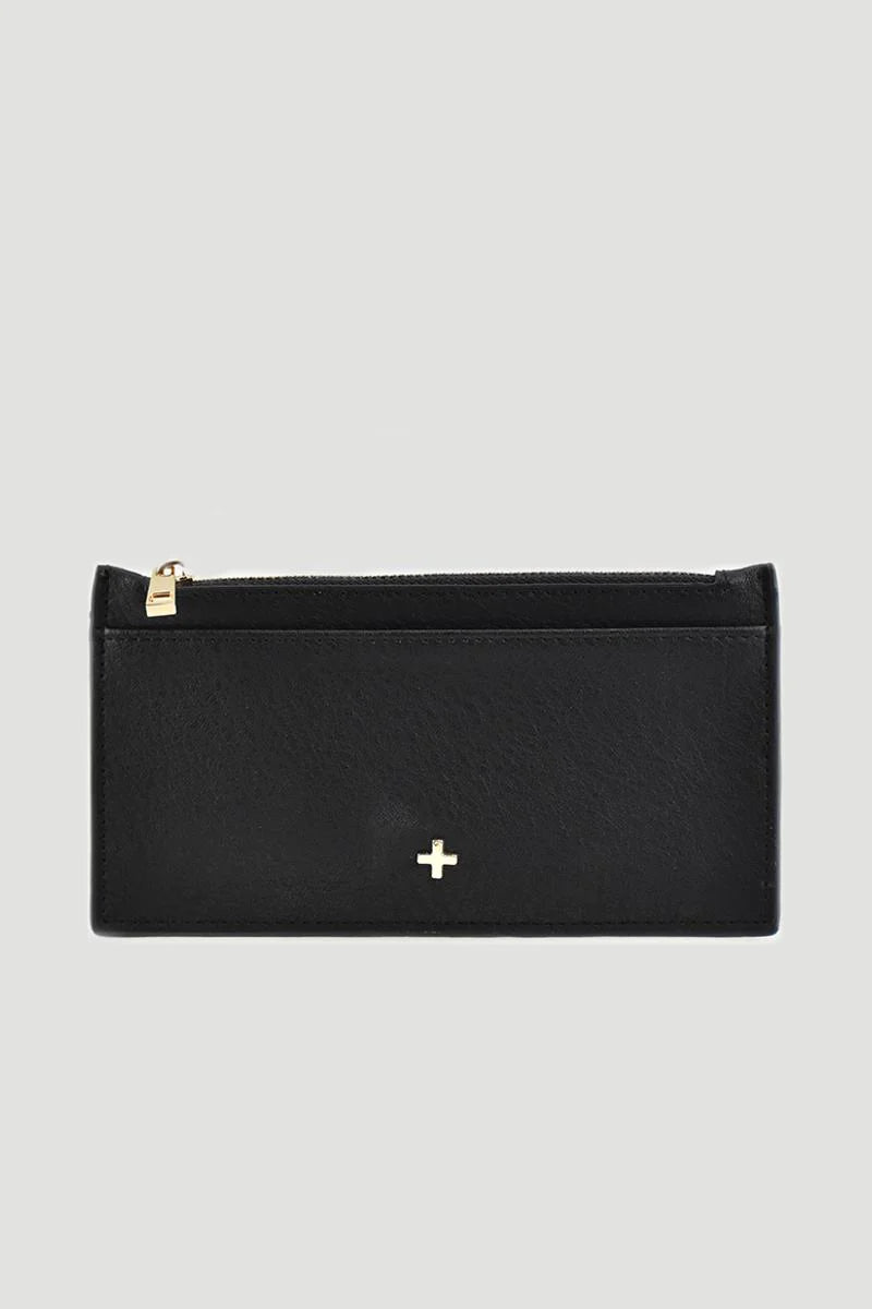 Peta + Jain Marley Zip Top Card Holder BLA